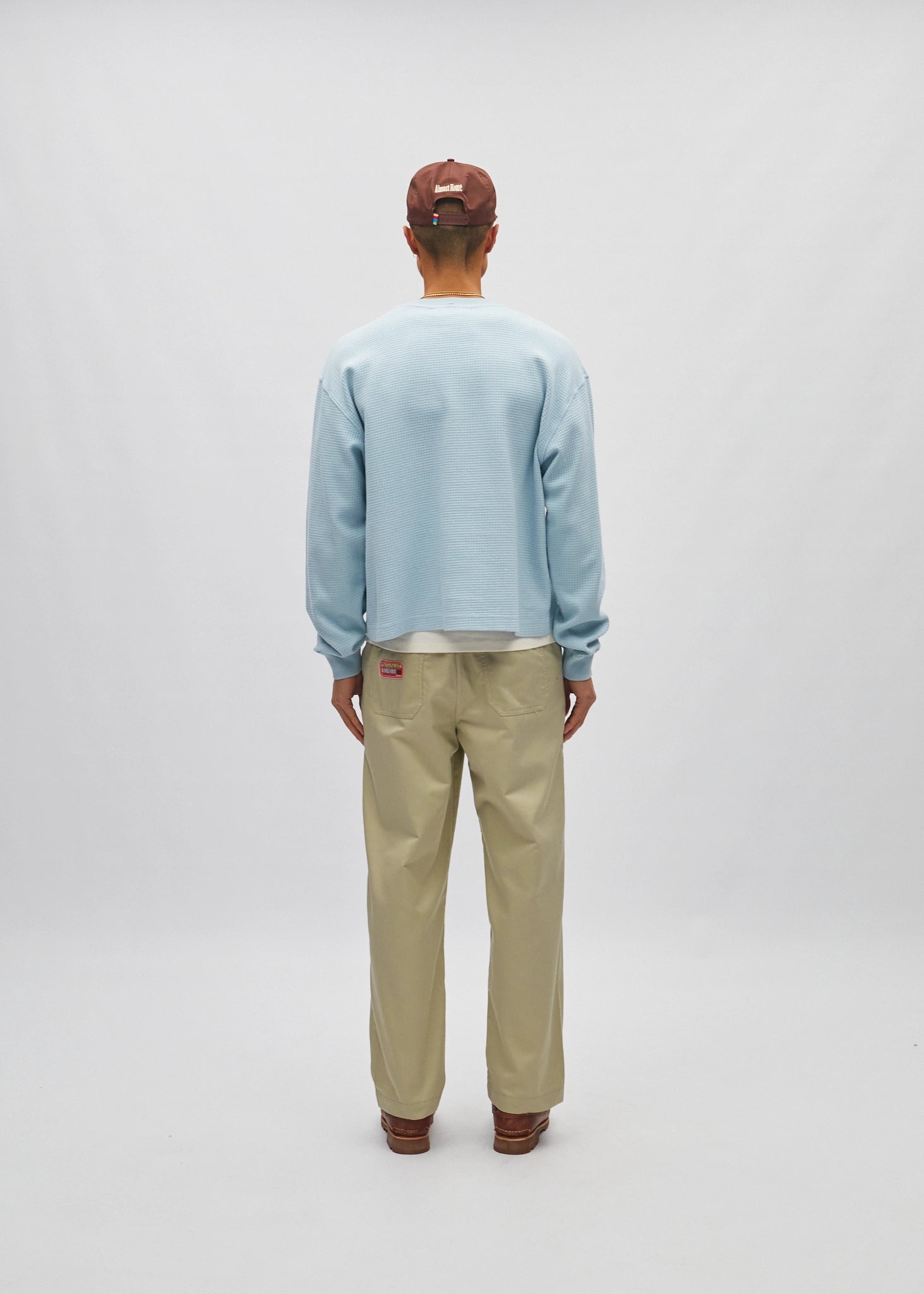 Cropped Waffle Longsleeve