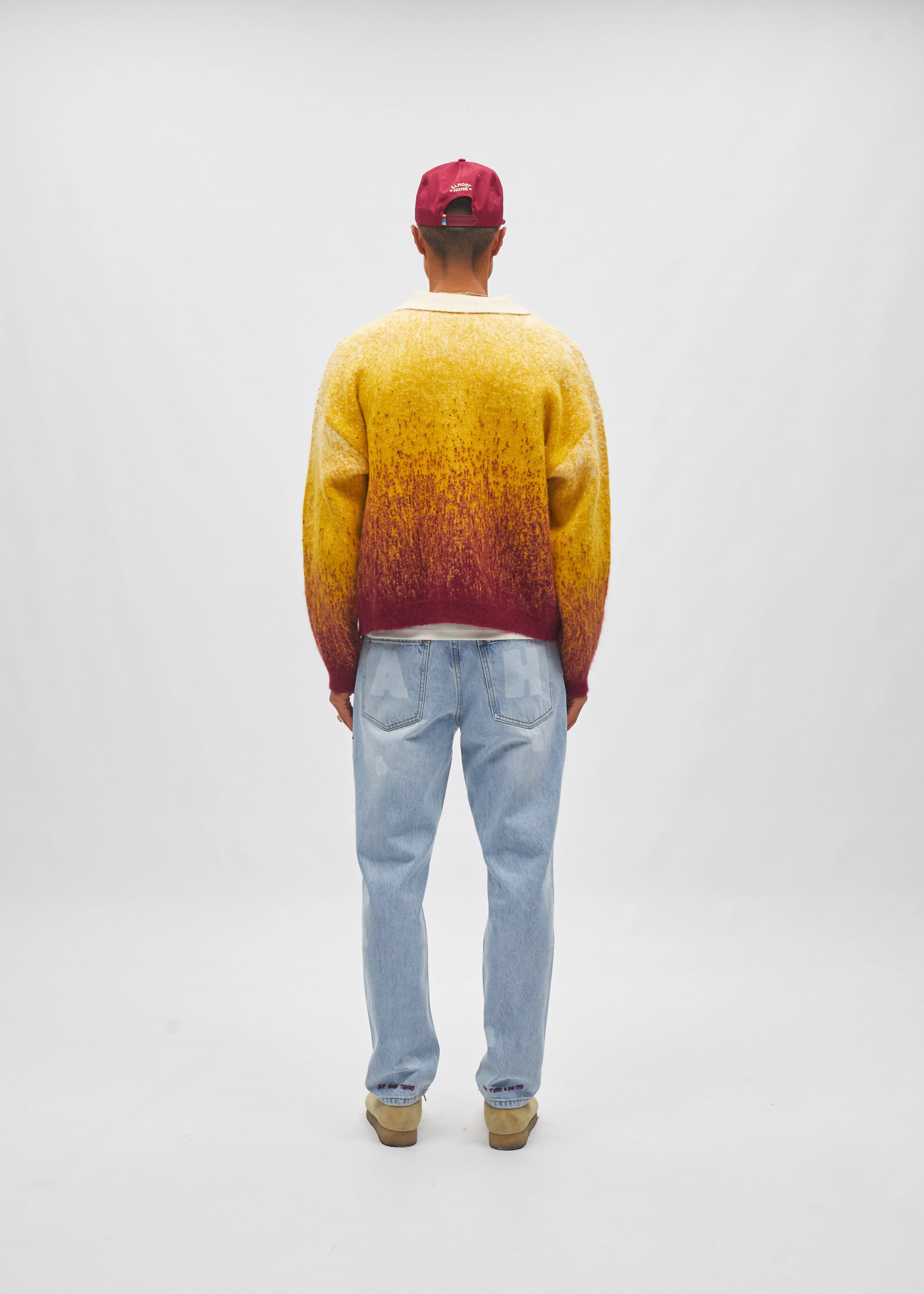 Gradient Zip Cardigan