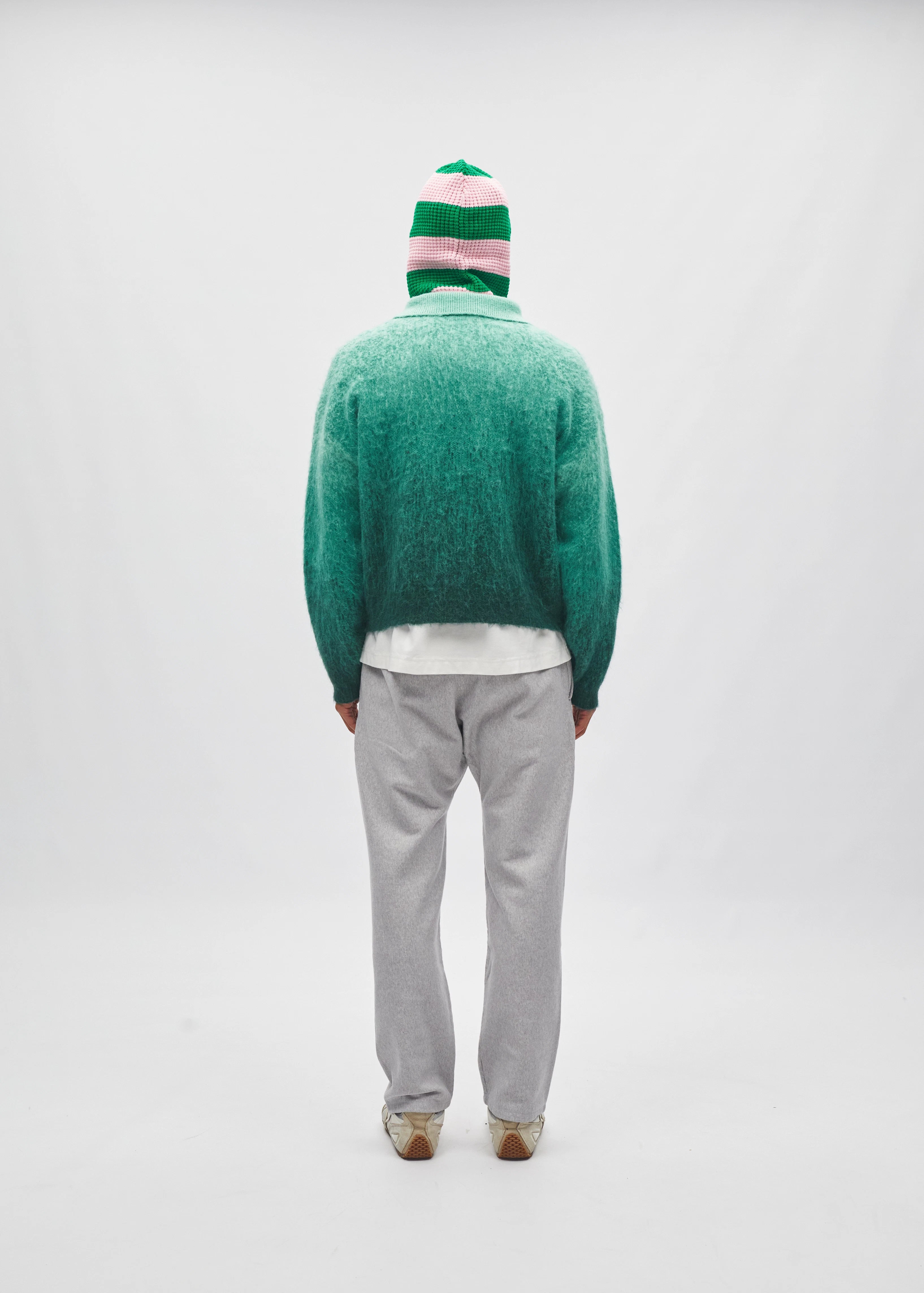 Gradient Zip Cardigan