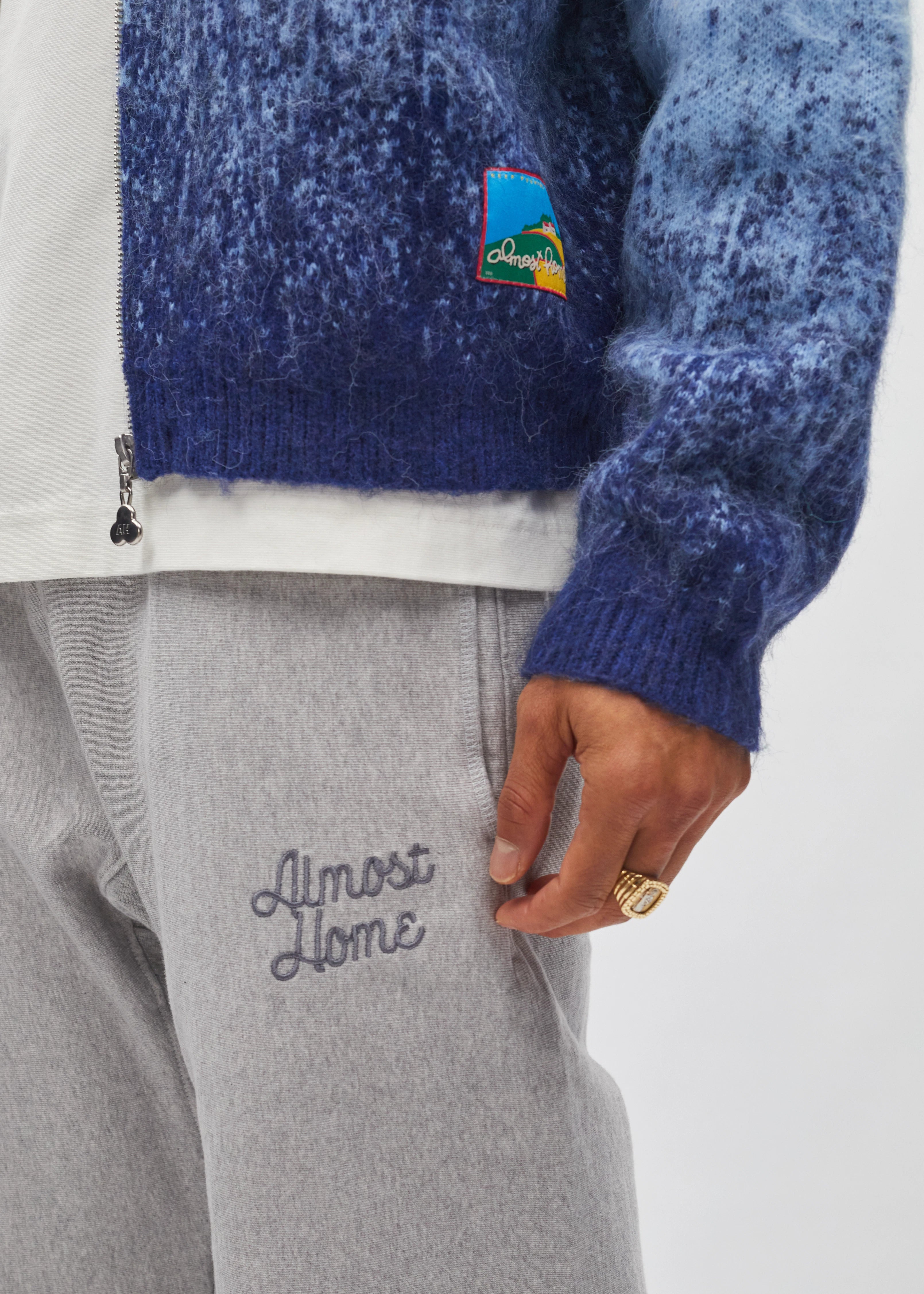 Gradient Zip Cardigan