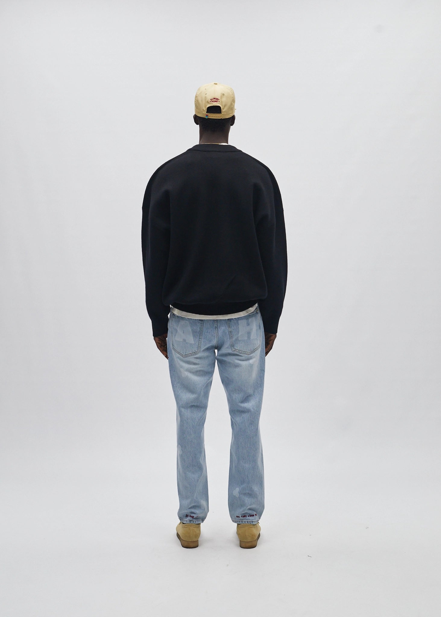 Heavyweight Merino Wool V-Neck