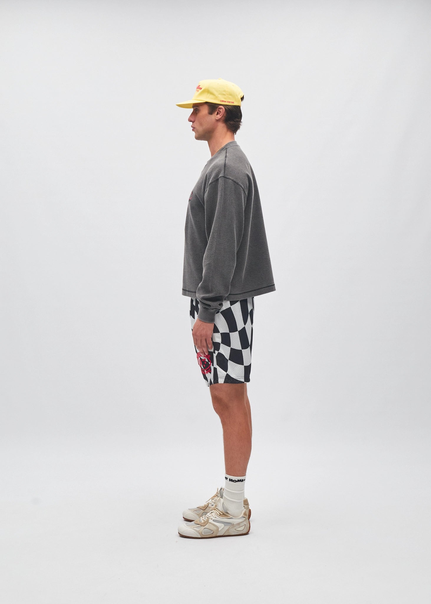 NAÏYO NYC x AH Cropped Waffle Longlseeve