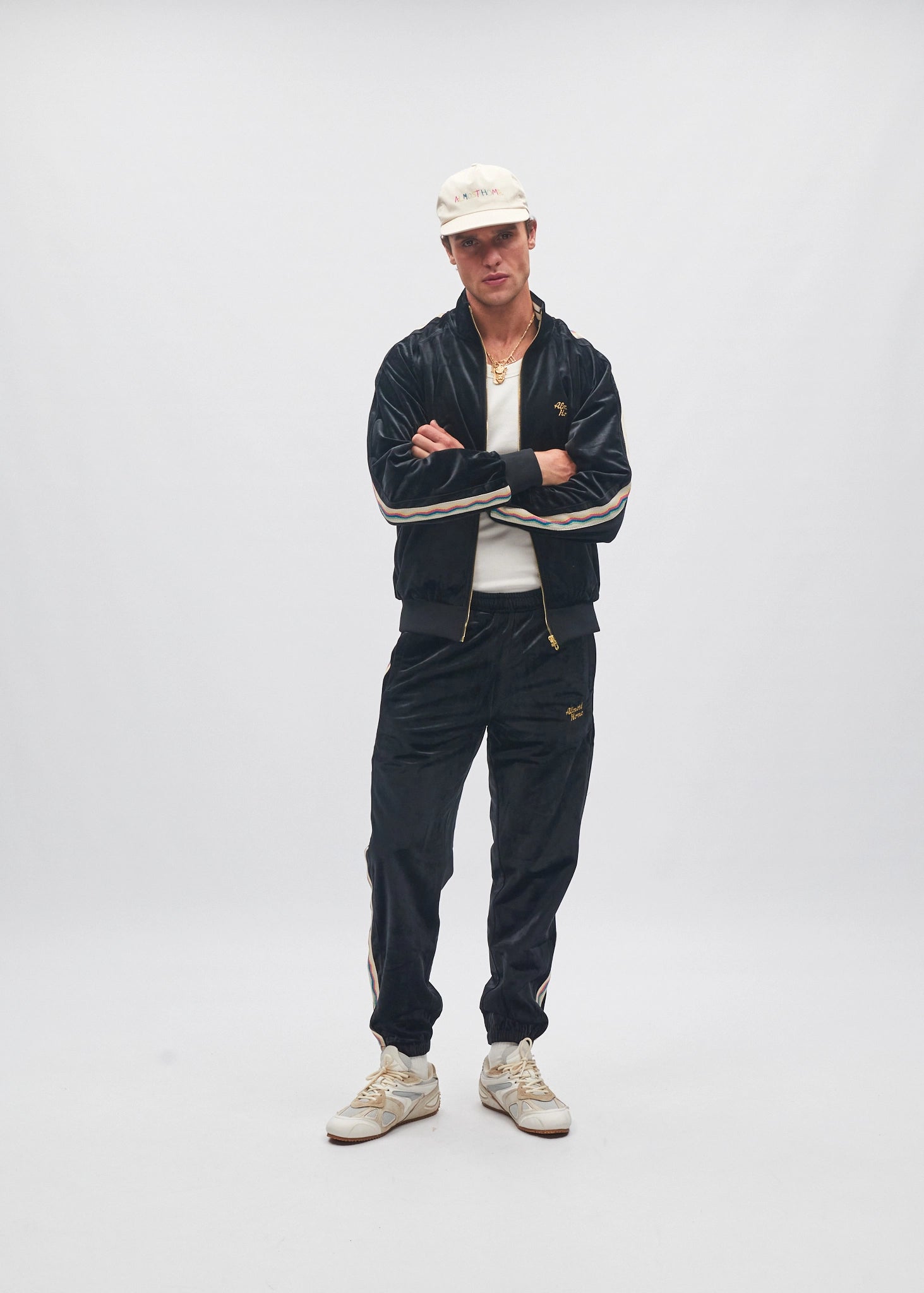 Velour Zipper