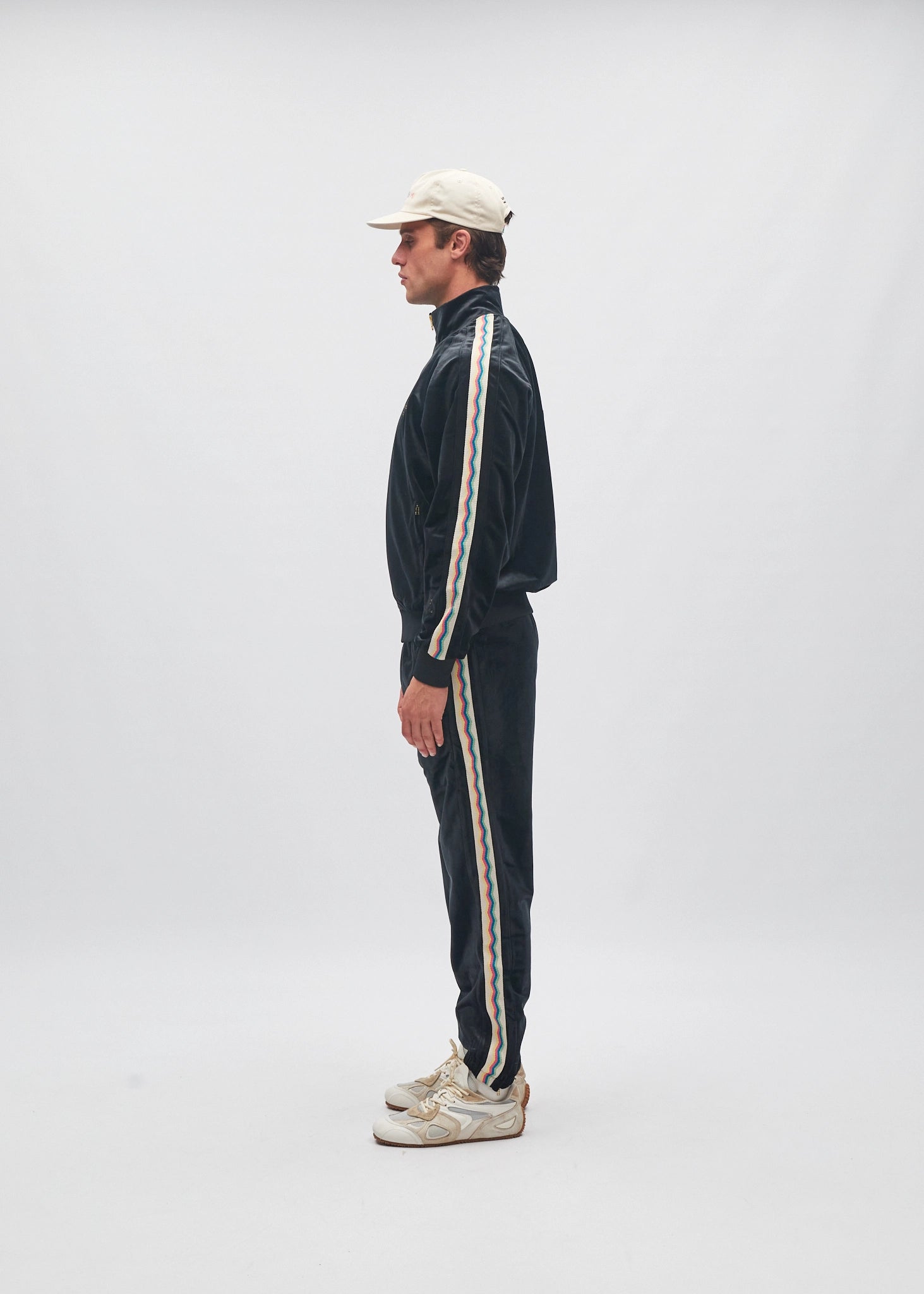 Velour Zipper
