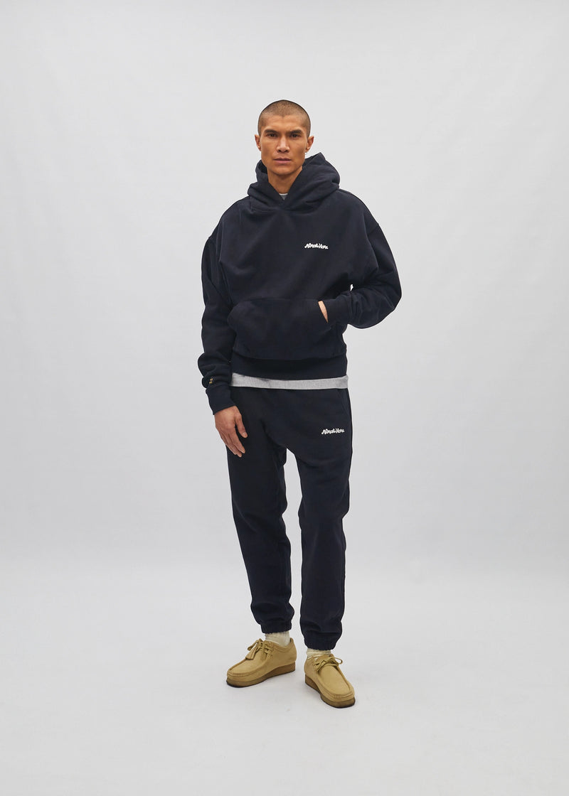 Kapuzenpullover mit Logo-Schriftzug