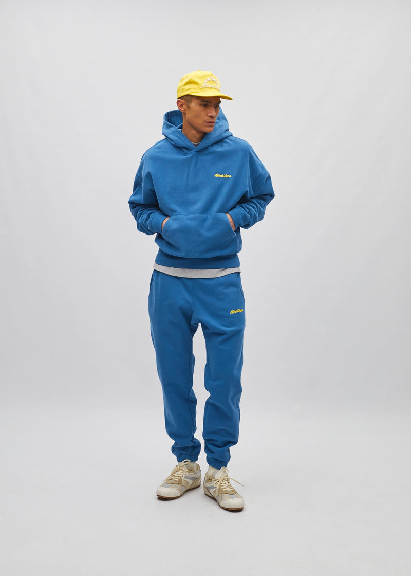 Kapuzenpullover mit Logo-Schriftzug