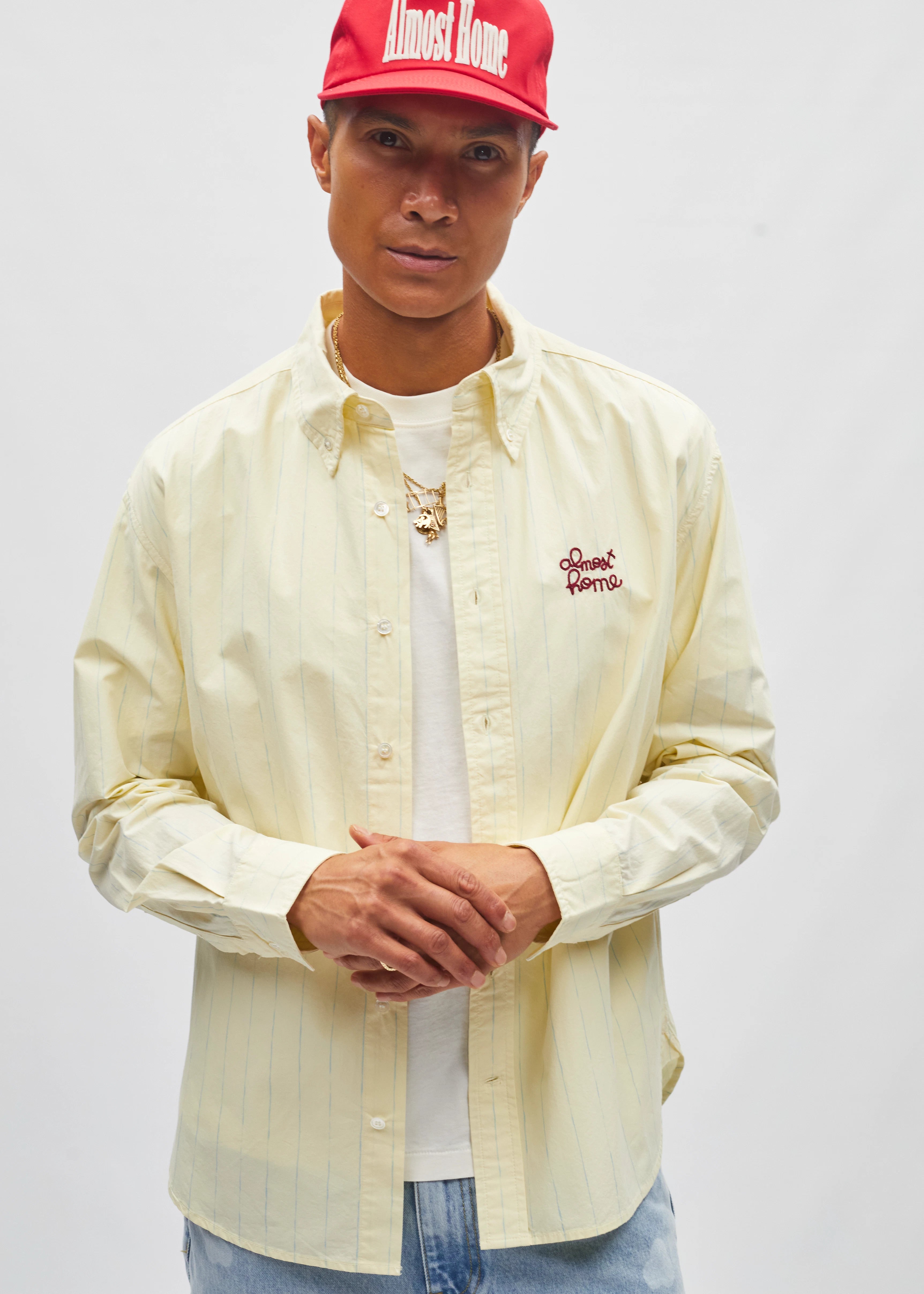 Hand-Drawn Pinstripe Shirt