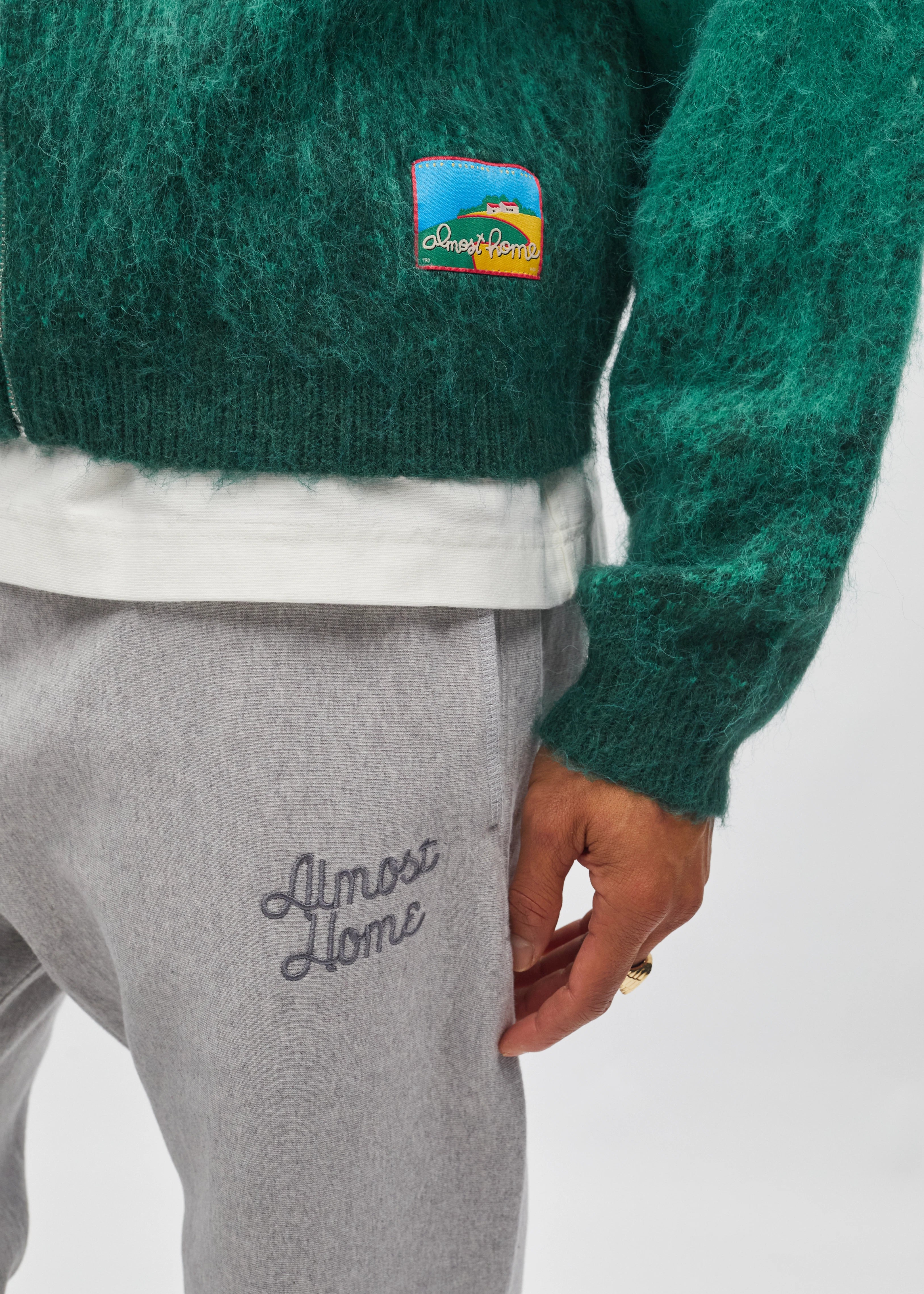 Gradient Zip Cardigan