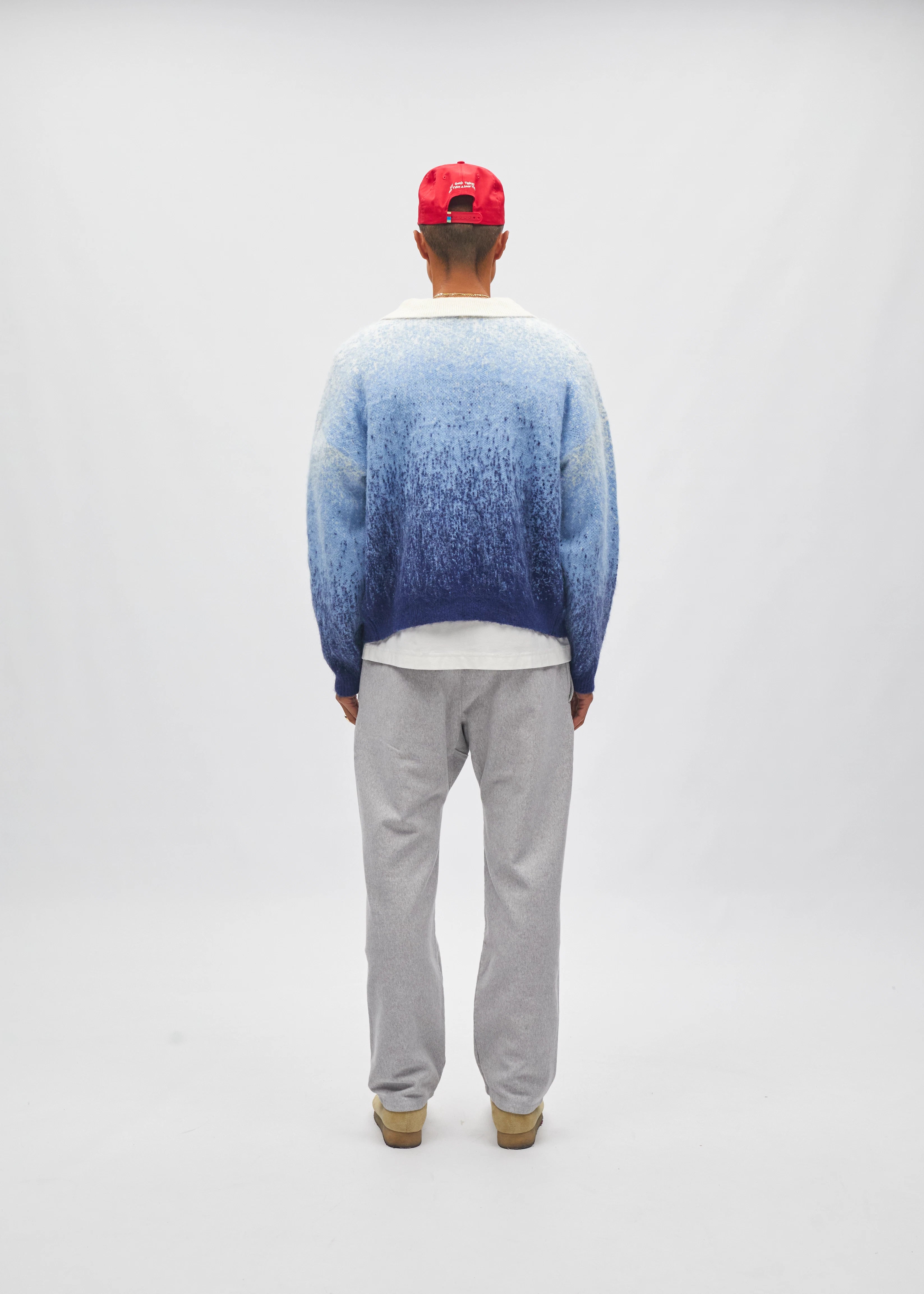 Gradient Zip Cardigan